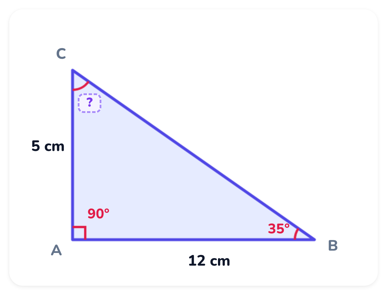 Figura geométrica. Ángulos, triángulos, cuadriláteros, círculos y rectas paralelas con las etiquetas que necesita la pregunta y un espacio para la incógnita.